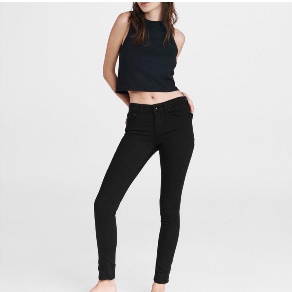 Rag & Bone Cate mid-rise ankle skinny jeans